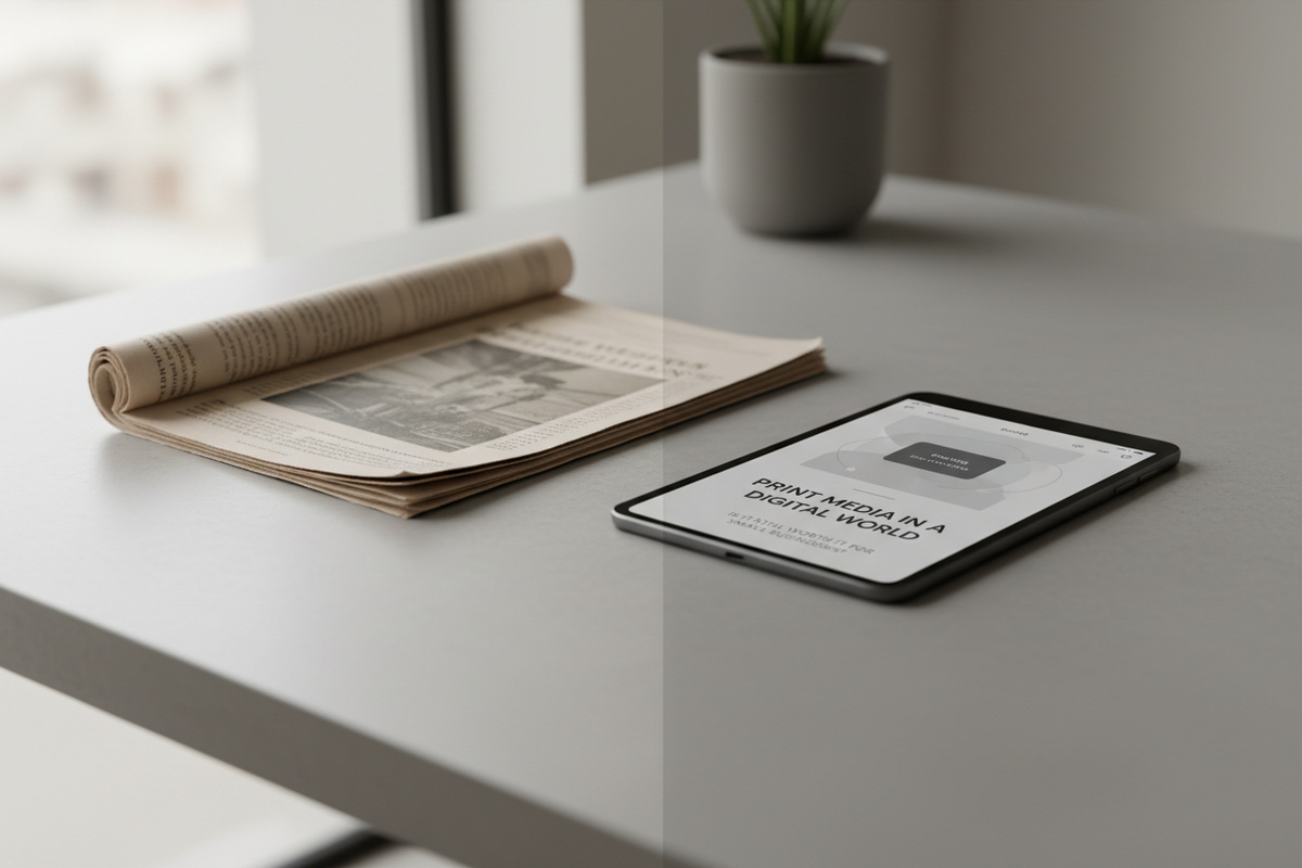 Print Media in a Digital World: Is It Still Worth It for Small Businesses?